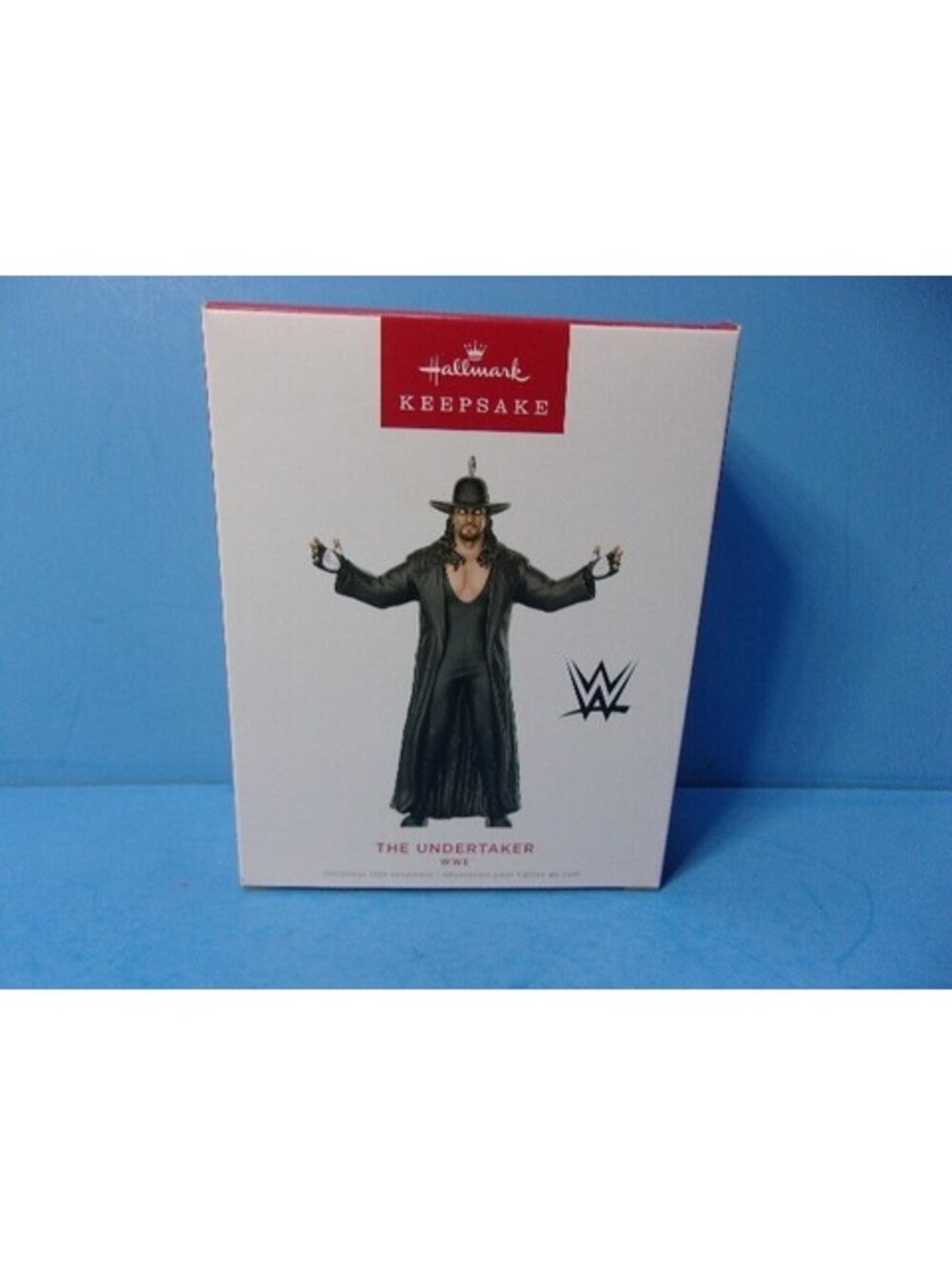 Hallmark 2022 THE UNDERTAKER Keepsake Ornament WWE Wrestling Pro Wrestler NIB